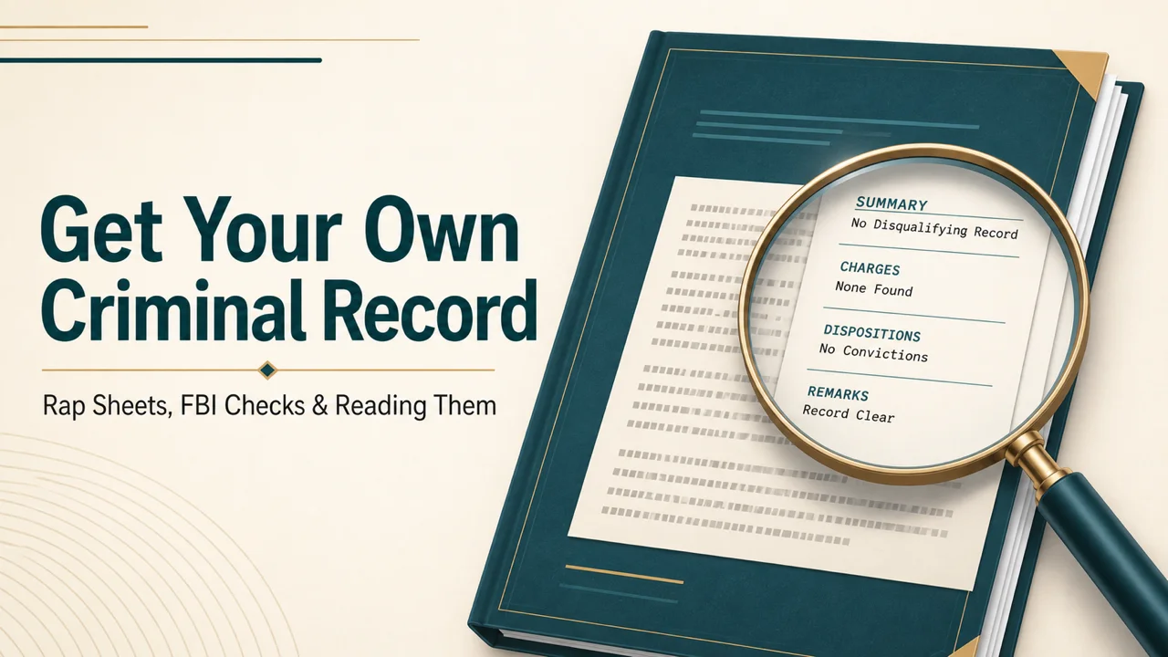 Get Your Own Criminal Record — The Self-Audit Toolkit
