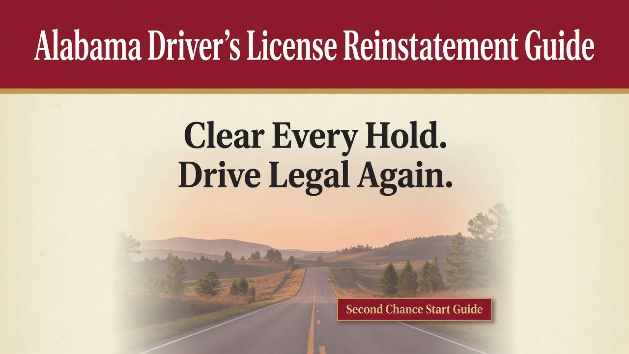 Alabama License Reinstatement — Clear Every Hold, Drive Legal Again