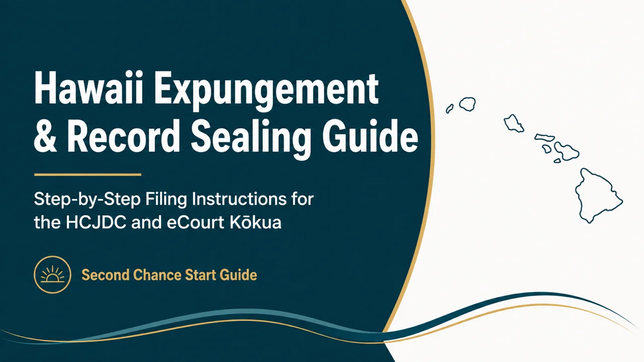 Hawaii Expungement Guide — Clear Your Record Step by Step