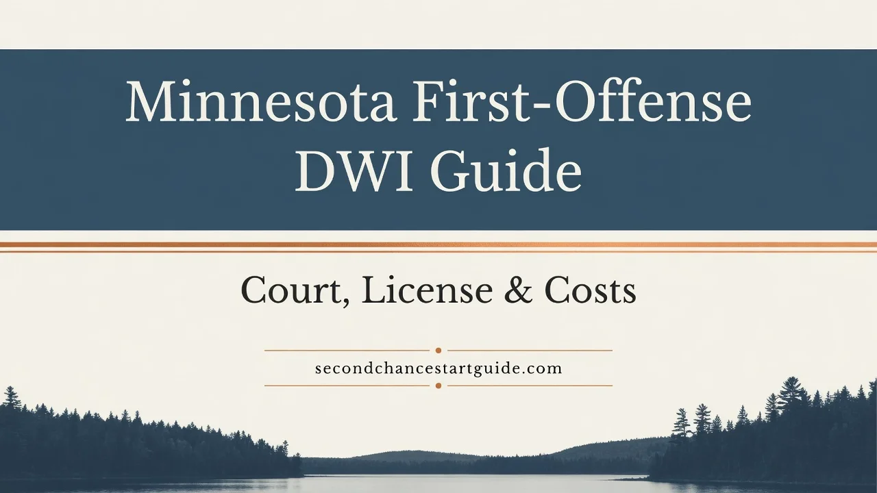 Minnesota First-Offense DWI Guide — Court, License & Costs