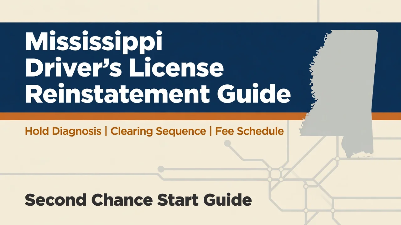 Mississippi License Reinstatement — Clear Every Hold, Drive Legal Again