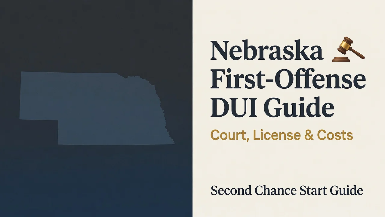 Nebraska First-Offense DUI Guide — Court, License & Costs