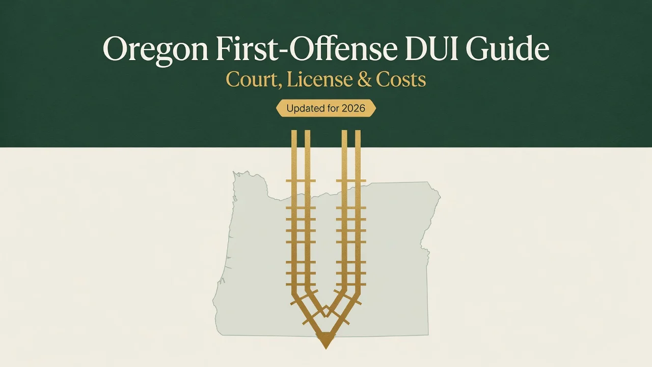 Oregon First-Offense DUI Guide — Court, License & Costs