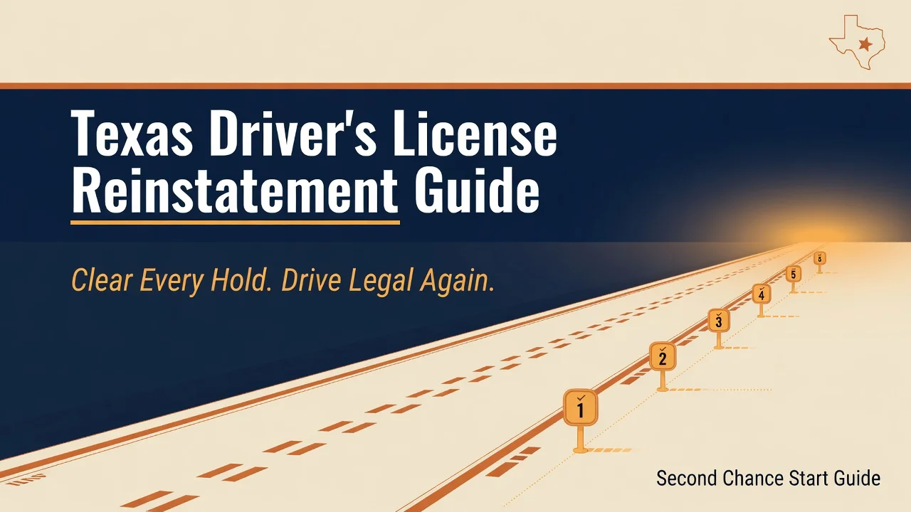 Texas License Reinstatement — Clear Every Hold, Drive Legal Again