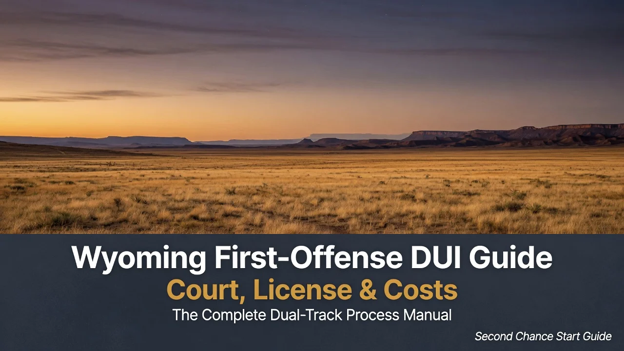 Wyoming First-Offense DUI Guide — Court, License & Costs